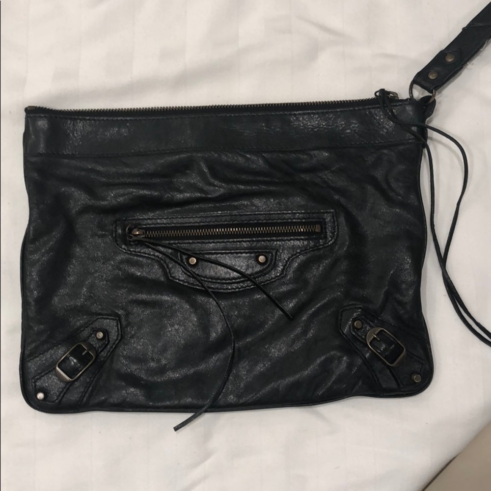Authentic Balenciaga wrist clutch.